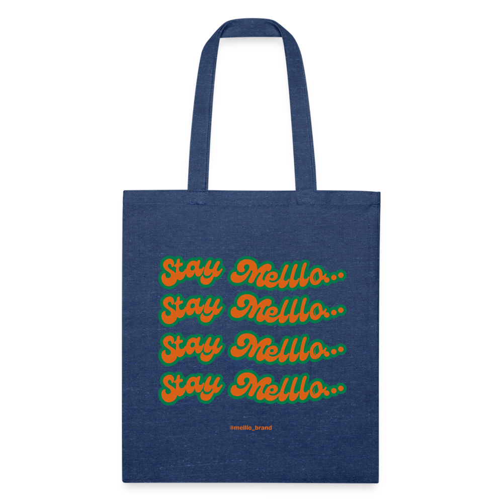 Melllo Recycled Tote Bag - heather navy